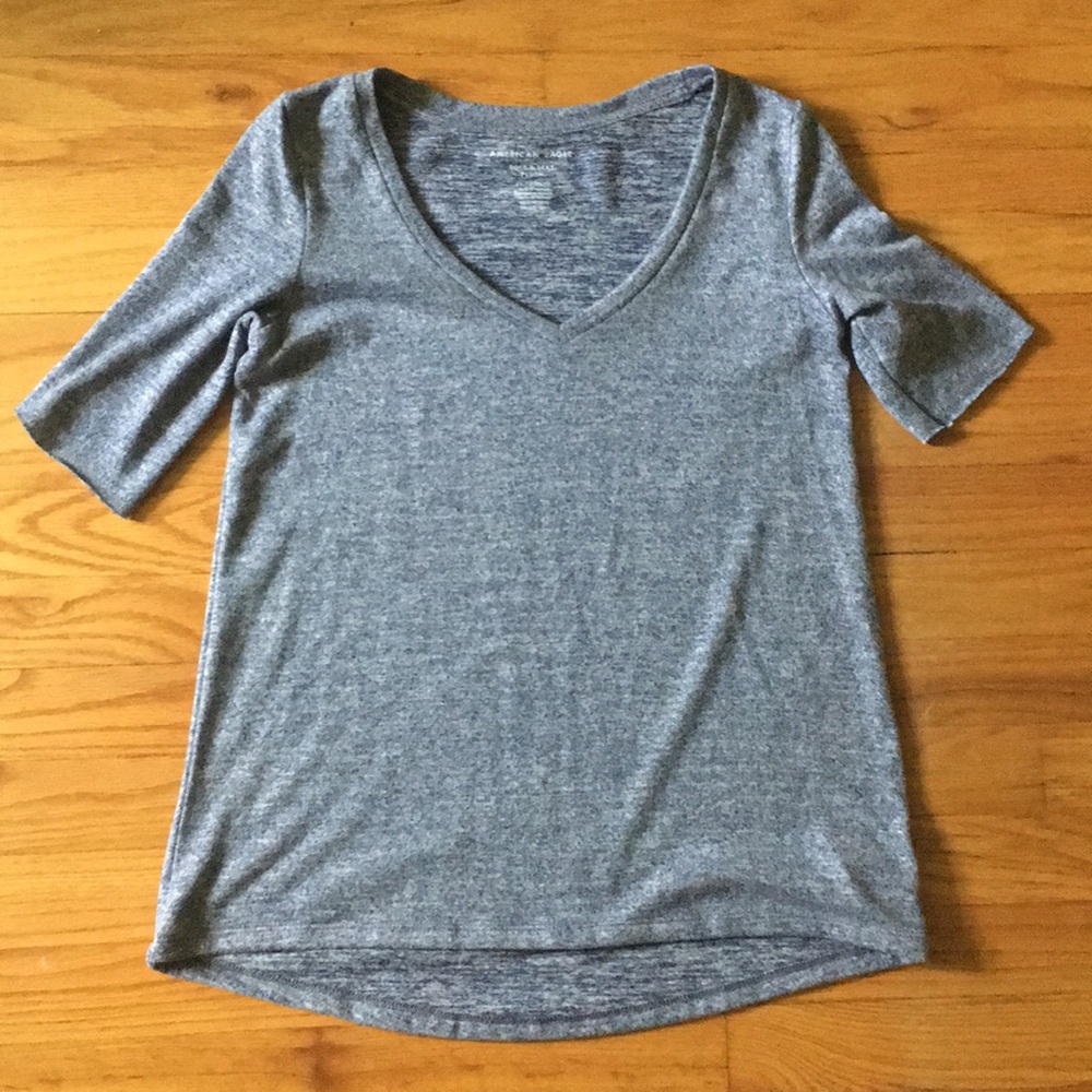 American Eagle Quarter Sleeve Soft and Sexy Shirt